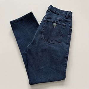 Vintage Guess Jeans Mens 31 x 30 Green Relaxed Fit USA Made Georges Marciano